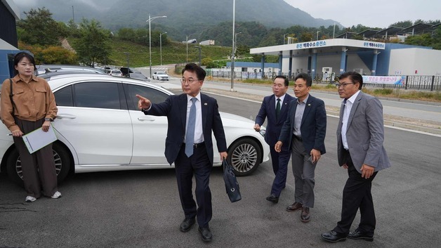 육동한 춘천시장, 시내버스 노선 개편 첫날 운행 상황 점검