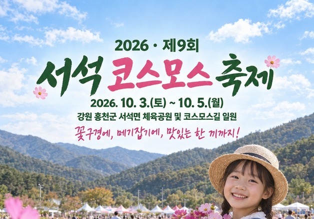 "분홍빛 코스모스와 황금메기 추억"…'서석코스모스축제' 3일 개막