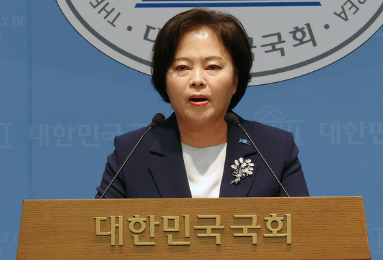 정춘생 사무총장, 주요 현안 관련 기자회견