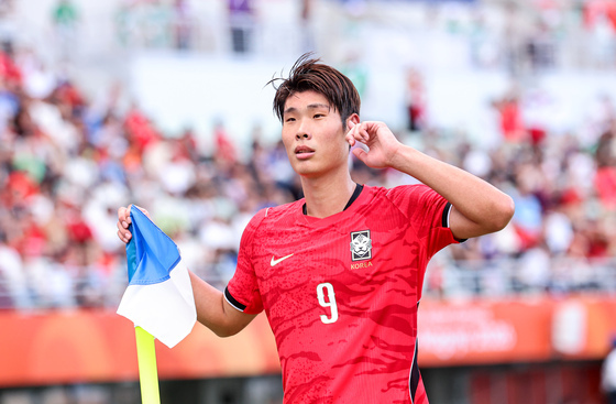 세레머니하는 이영준