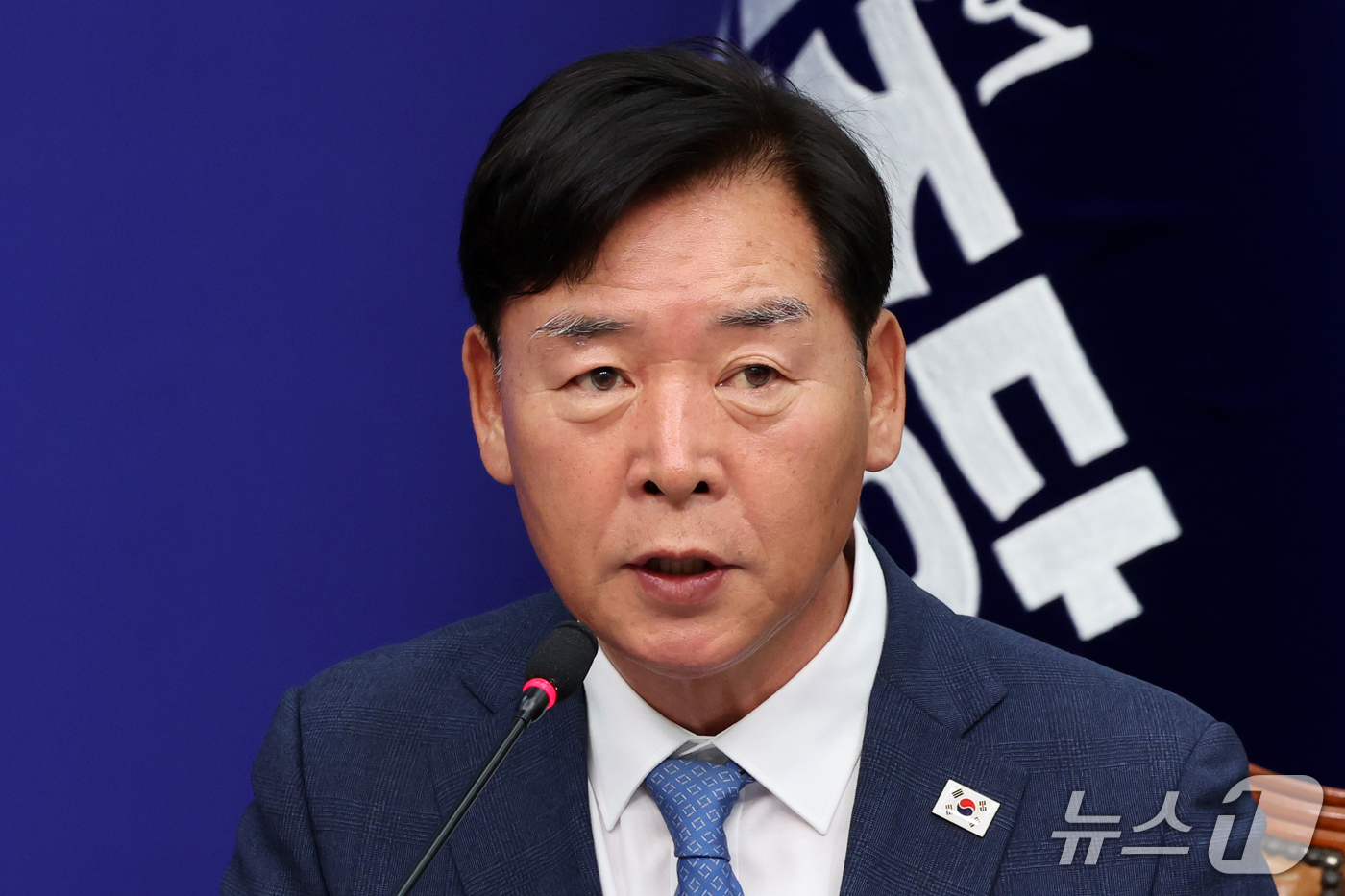 (서울=뉴스1) 황기선 기자 = 오중기 더불어민주당 경북도당위원장이 30일 오후 서울 여의도 국회에서 열린 '2026 더불어민주당 대구·경북 예산정책협의회'에서 발언을 하고 있다. …