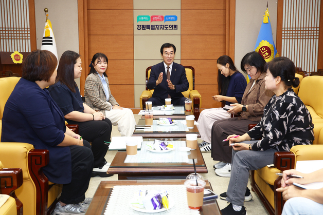 정재웅·유소은 의원, 춘천 학부모 연합회와 교육·지역현안 논의