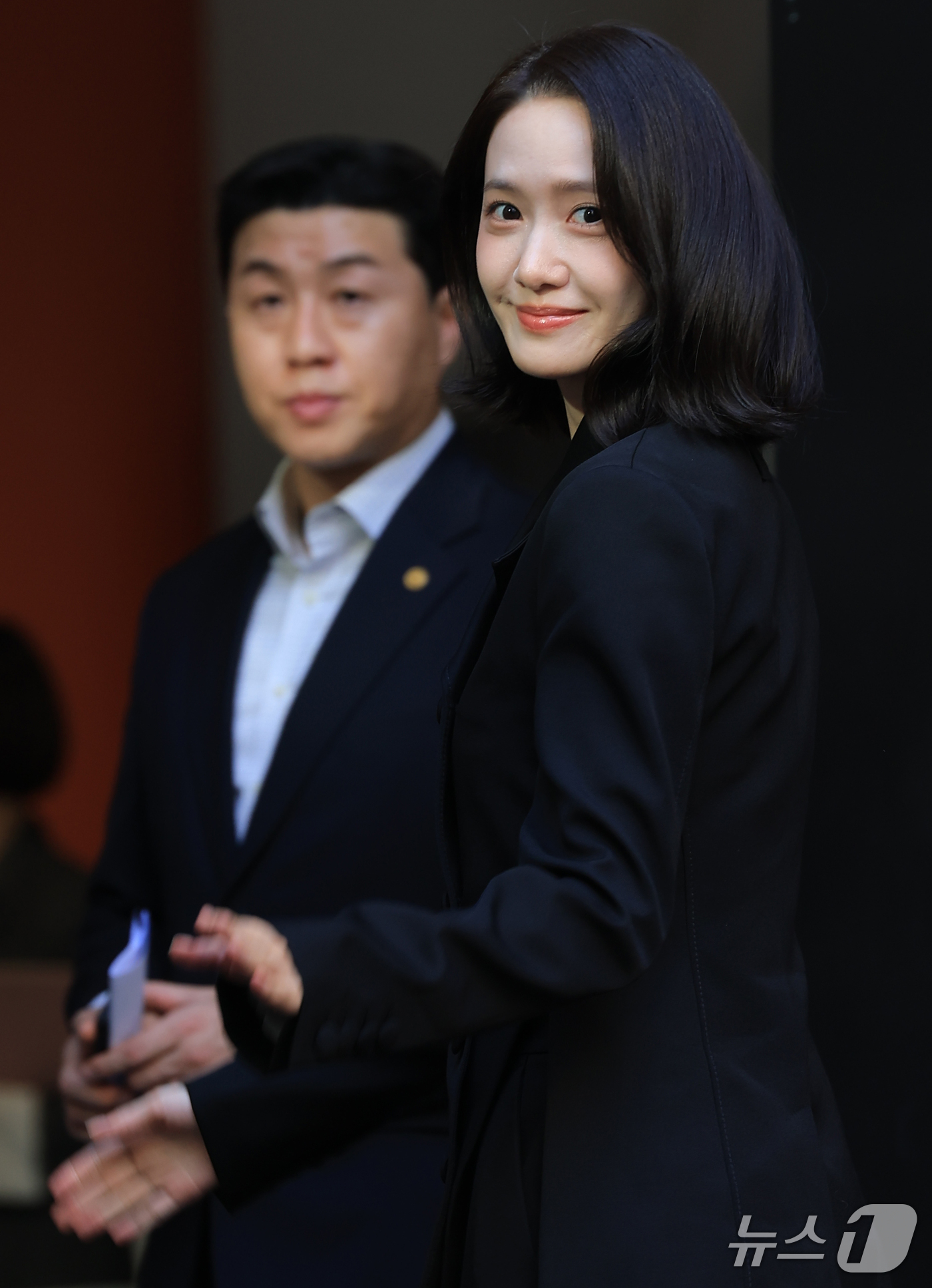(서울=뉴스1) 권현진 기자 = 배우 임윤아(소녀시대 윤아)가 30일 서울 성동구 인근에서 열린 한 뷰티 브랜드 행사에 참석하고 있다. 2026.9.30/뉴스1