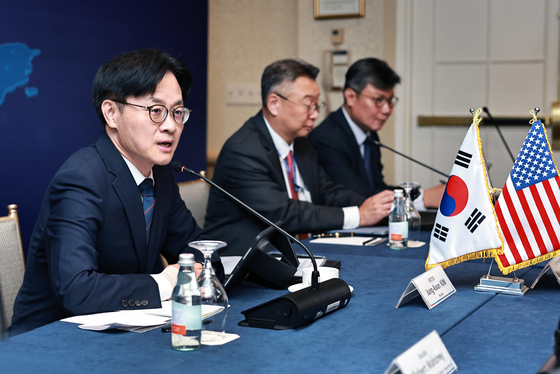 미국 투자가 라운드테이블 참석한 김정관 장관