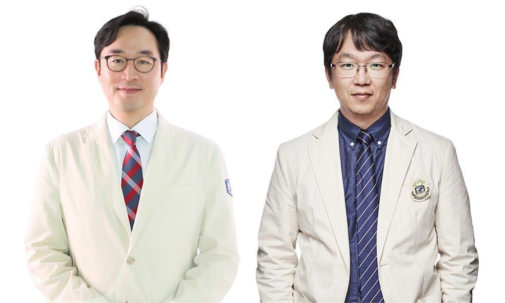 본문 이미지 - 배웅진 서울성모병원 비뇨의학과 교수(왼쪽), 이동섭 성빈센트병원 비뇨의학과 교수. (서울성모병원 제공)