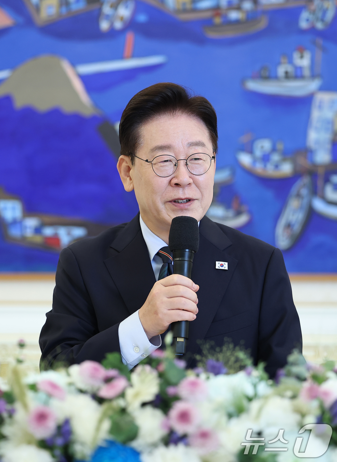 (서울=뉴스1) 허경 기자 = 이재명 대통령이 4일 청와대에서 열린 시민사회 초청 간담회에서 발언하고 있다. 2026.9.4/뉴스1