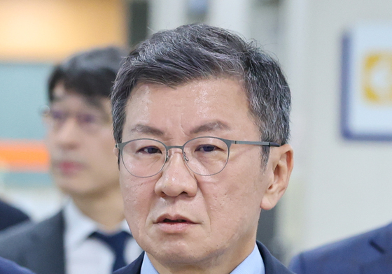 첫 공판 출석하는 정몽규 HDC 회장