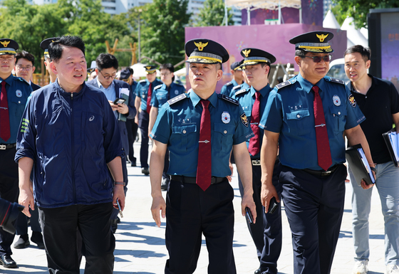 김종철 경찰청장 직무대행, 여의도 불꽃축제 점검…"안전사고 철저 관리"