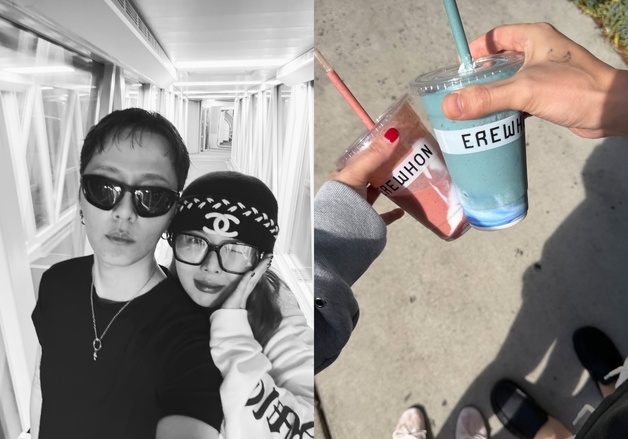 현아, 남편 용준형과 美 LA에서 휴가 만끽…다정한 부부 [N샷]