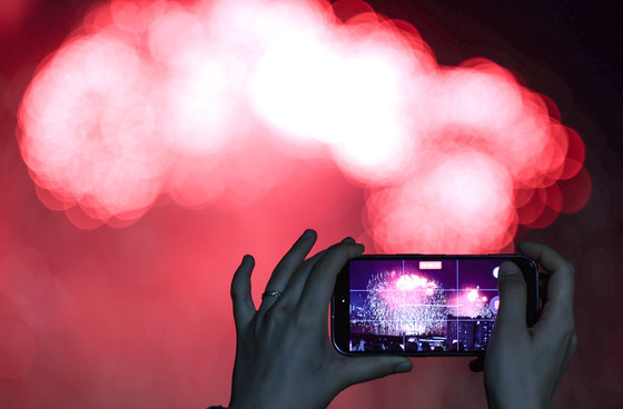 서울 하늘 수놓은 불꽃