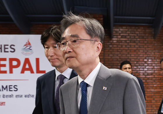 조현 외교부 장관, 네팔 도착