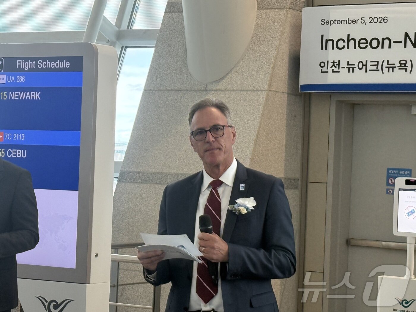 본문 이미지 - 라이언 벌크버그 유나이티드항공 매니징 디렉터ⓒ 뉴스1 윤슬빈 관광전문기자
