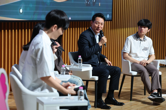 오세훈 시장, 서울런 5주년 성과공유 간담회