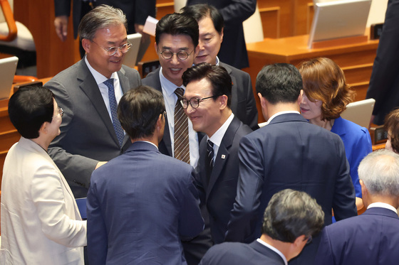 김민석, '개헌' 거론하며 '개혁' 추진 강조…'AI' 총 23차례 언급