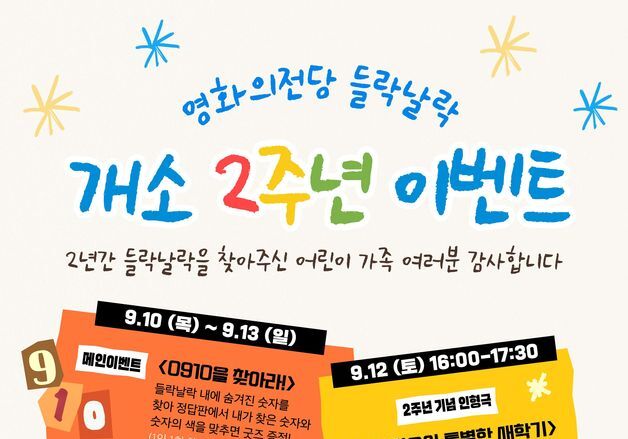 한 해에만 4만5000명 찾은 영화의전당 들락날락…개소 2주년 행사