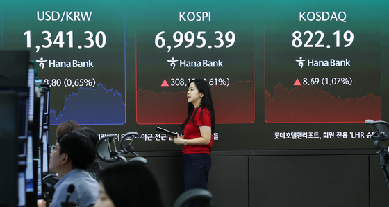 코스피, 돌아온 외인·기관 '사자'에 4.61% 상승