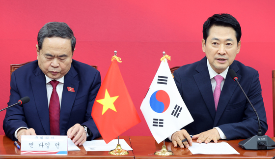장동혁, 베트남 국회의장 접견…"인태 전략 핵심 축, 북핵 역할 기대"