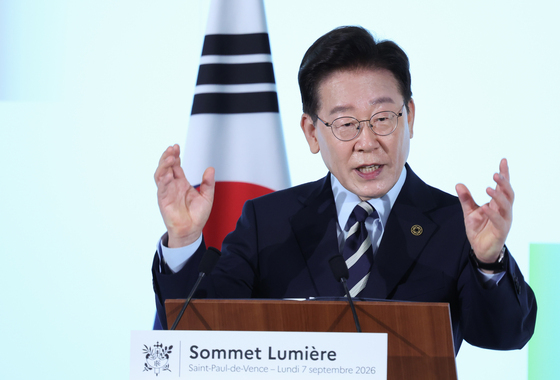 李대통령-마크롱 "AI로 영상물 창작·향유 변화"…'뤼미에르 선언문' 채택