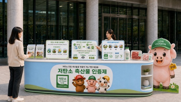 "우유 한 잔으로 탄소 줄인다"…농식품부, '저탄소 축산물' 소비 확산