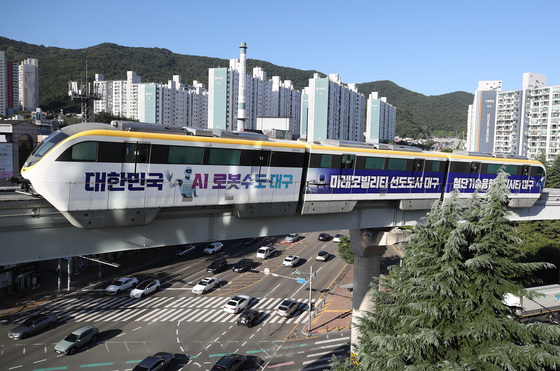 전 구간 운행 재개한 대구도시철도 3호선