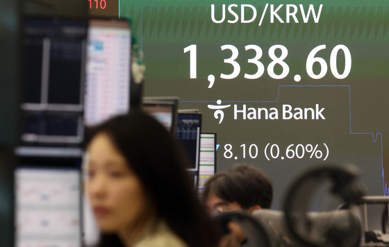 엔화강세·달러매도 vs 연기금 속도 조절…달러·원 1340원대 등락