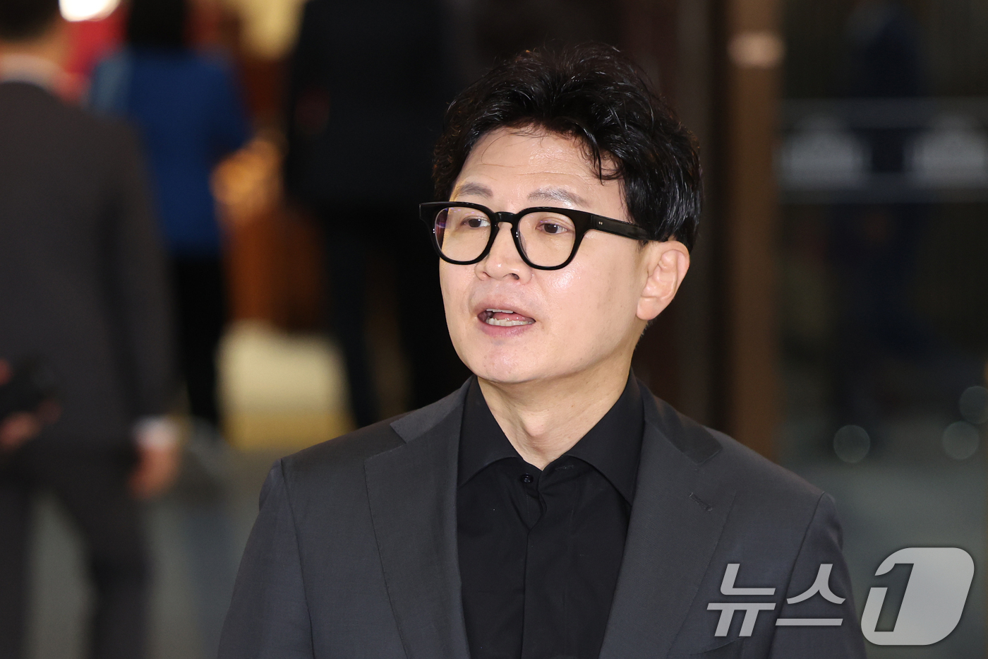 (서울=뉴스1) 황기선 기자 = 한동훈 무소속 의원이 8일 오전 서울 여의도 국회에서 김승원 법무부 장관 후보자 의혹과 관련해 발언을 하고 있다.  2026.9.8/뉴스1