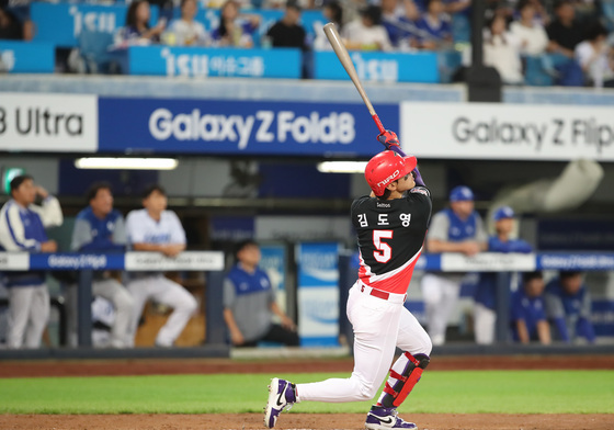 김도영, 침묵 깬 시즌 40호포…27년 만에 'KIA 40홈런 타자'