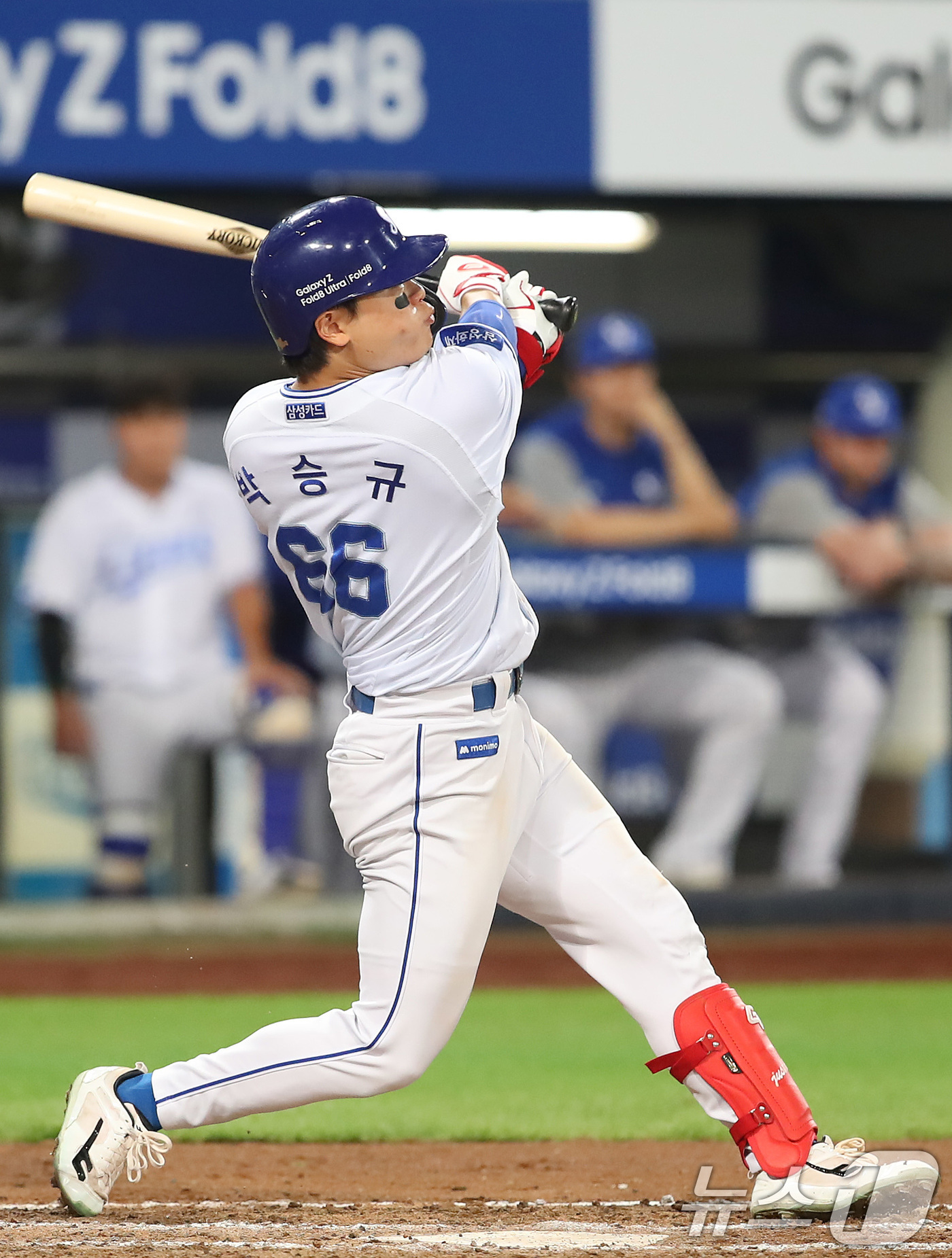 (대구=뉴스1) 공정식 기자 = 8일 오후 대구 삼성라이온즈파크에서 열린 프로야구 '2026 신한은행 SOL KBO리그' KIA 타이거즈와 삼성 라이온즈의 경기, 7회말 1사 1루 …