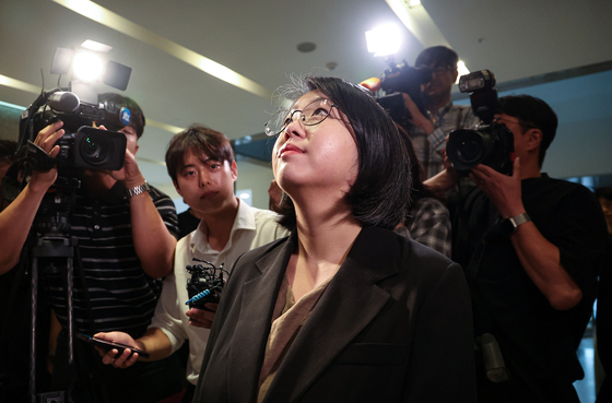 출근하는 용혜인 장관 후보자