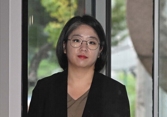 청문 준비사무실 출근하는 용혜인 후보자