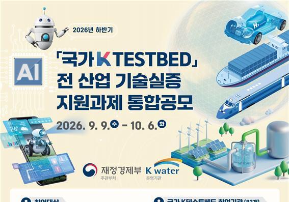 수자원공사 '하반기 국가 K-테스트베드' 과제 통합공모