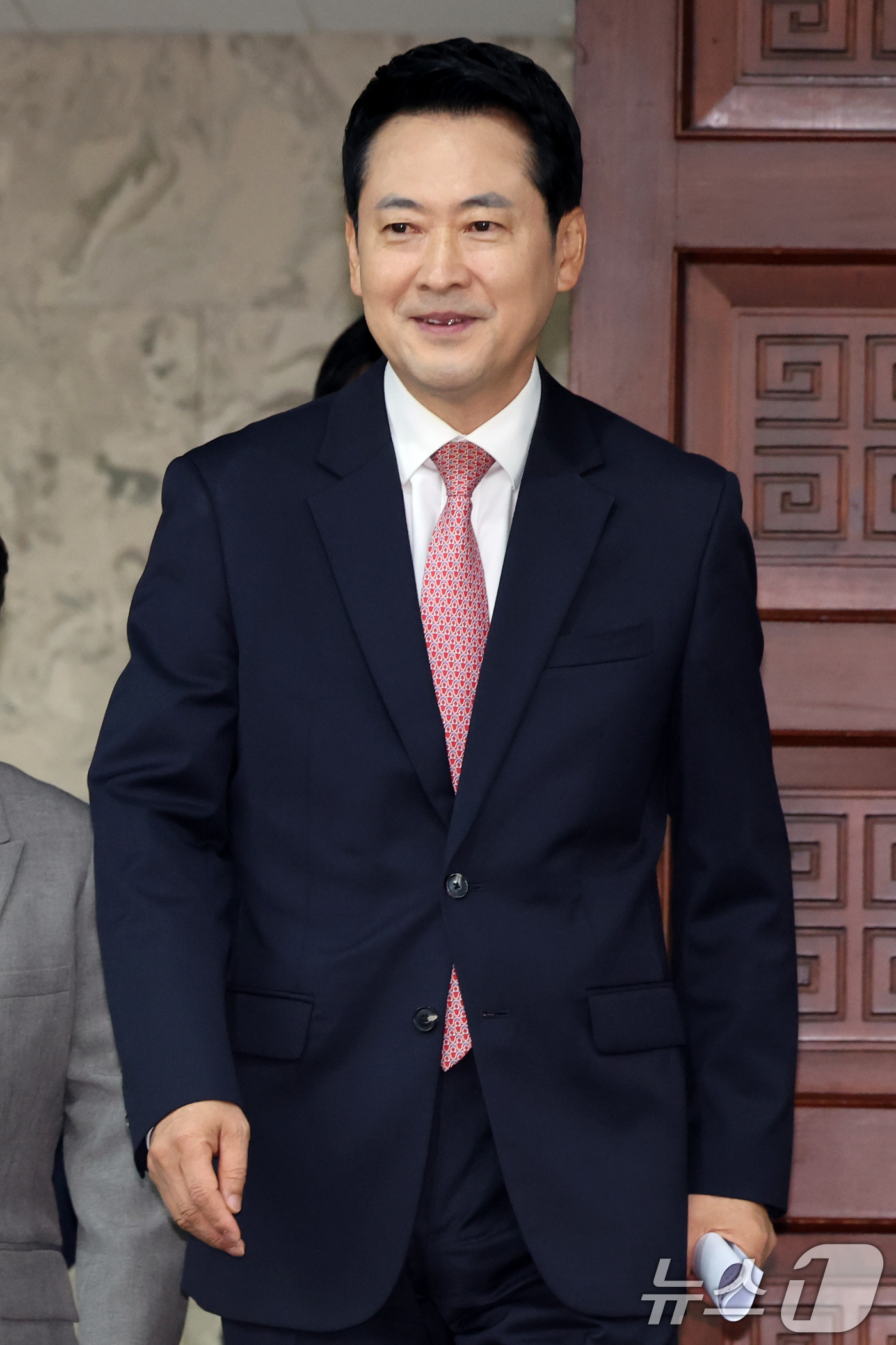 (서울=뉴스1) 황기선 기자 = 장동혁 국민의힘 대표가 9일 오전 서울 여의도 국회에서 열린 '국민안전-경찰 수사종결권 통제 · 개선 토론회'에 참석하고 있다.  2026.9.9/ …