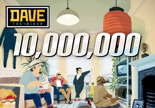 '데이브 더 다이버', 글로벌 누적 판매 1000만 장 돌파