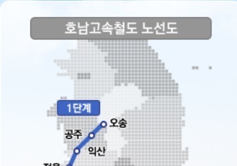 '공정률 50%' 호남고속철도 2단계…철도공단 "2027년 말 개통 가능"