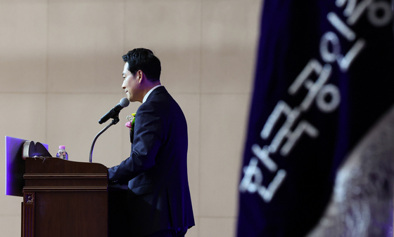 축사하는 장동혁 대표
