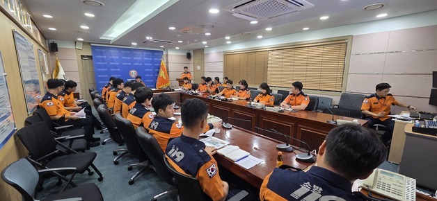 강원소방, 지진·열차 탈선 등 복합재난 가정 불시훈련 진행
