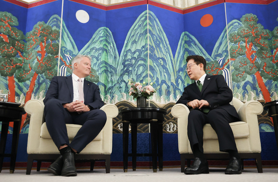 이재명 대통령, 마티아스 코먼OECD 사무총장 면담